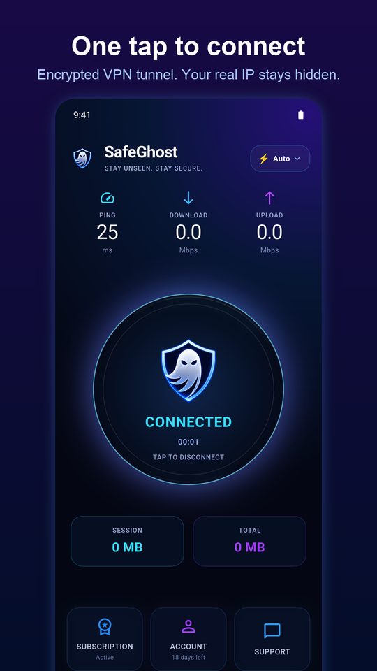 Connected with one tap